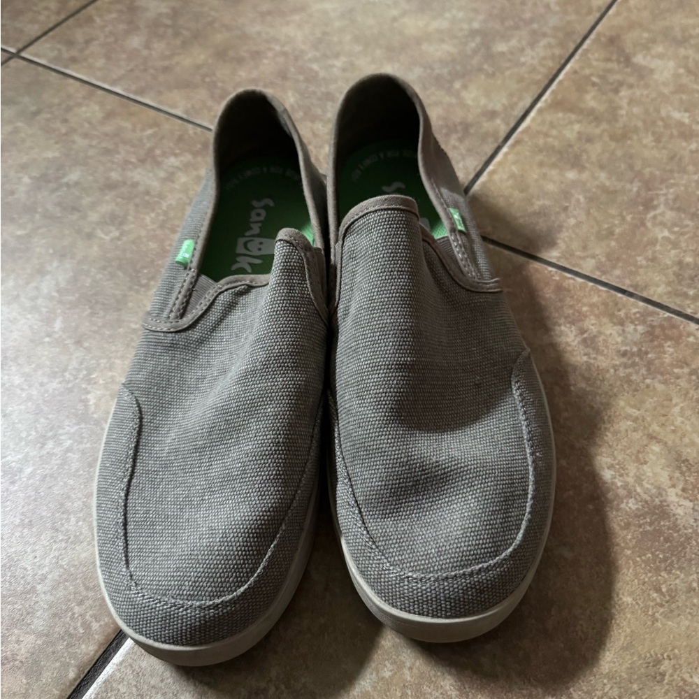 Men's Gray Slip-On Shoes
